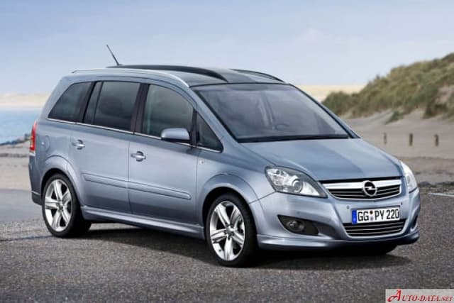 2008 Opel Zafira B (facelift 2008) 1.8 XER (140 Hp)